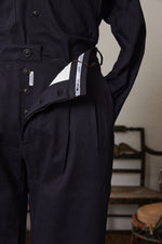 Marinaio Cotton Double Pleated Pants