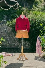 Cotton Cable Knitted  Polo