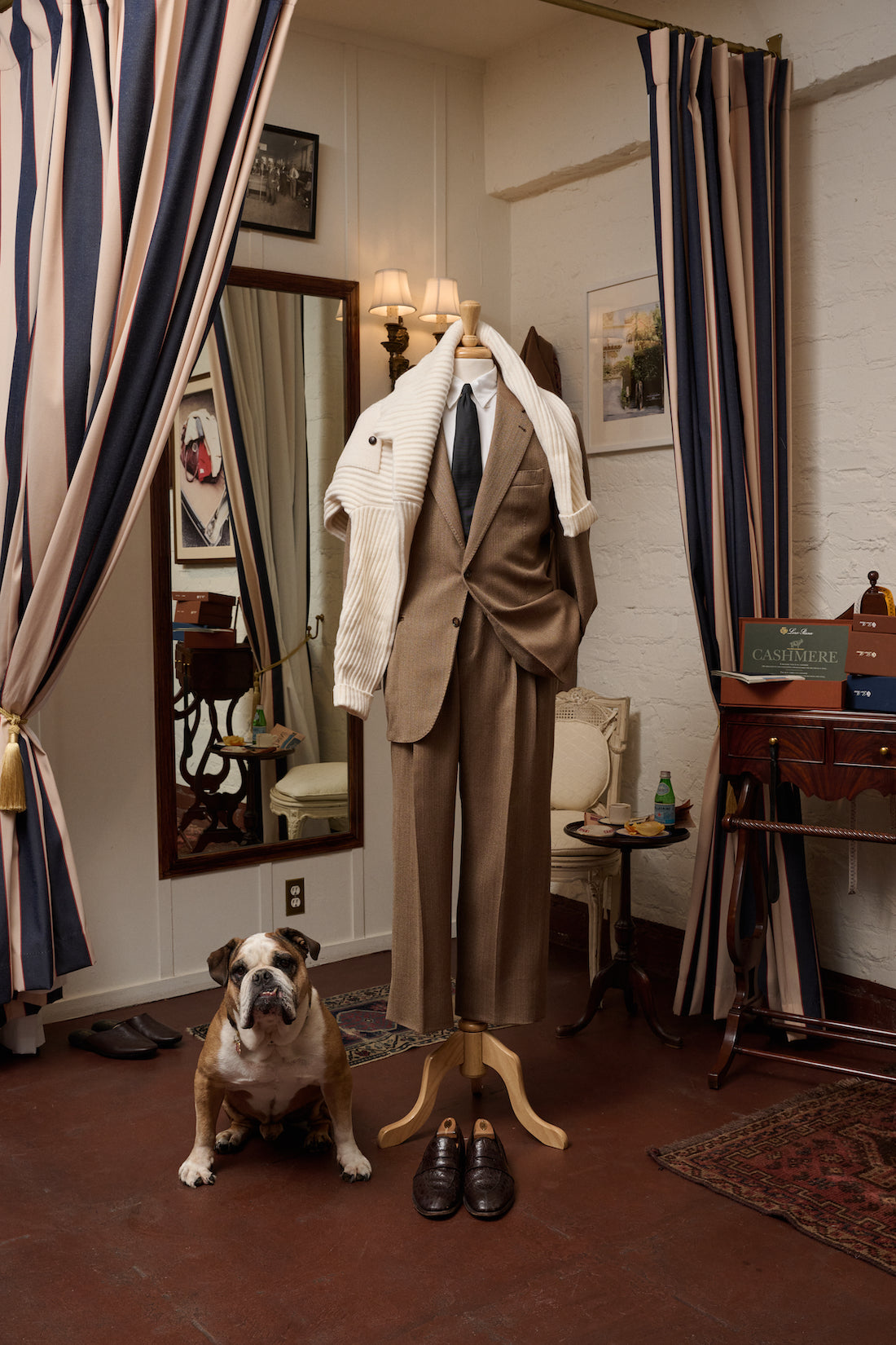 Sartoria Italiana サルトリア、BESPOKE STYLE SARTORIA Bespoke Single Breasted Suit – Ghiaia Cashmere