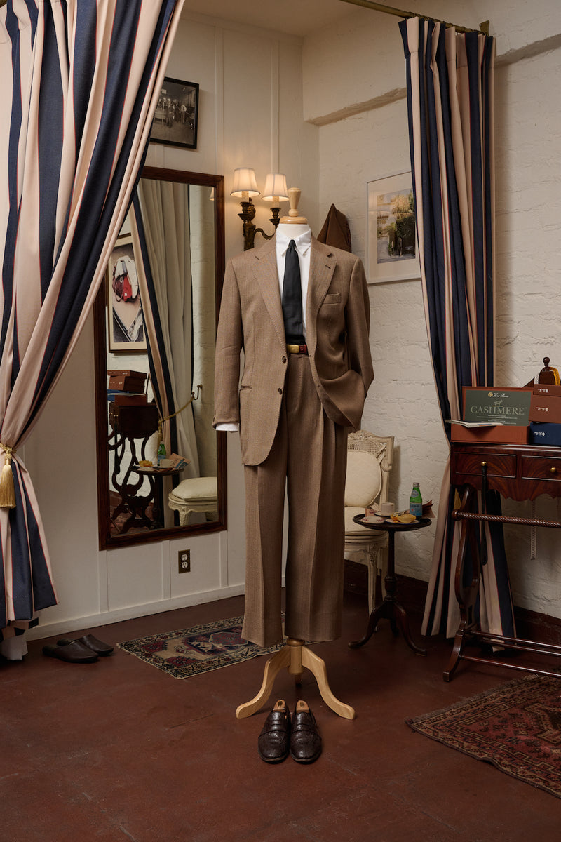 SARTORIA Bespoke Single Breasted Suit – Ghiaia Cashmere
