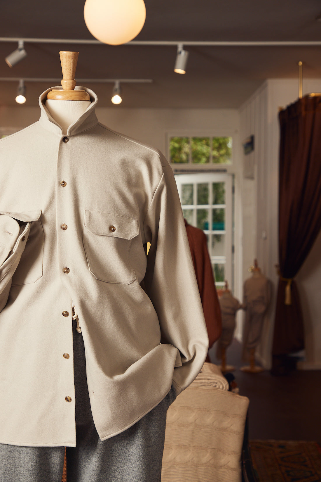 Virgin Wool Working Shirt