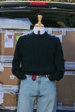 Pescatore Cable-knit Wool Crewneck