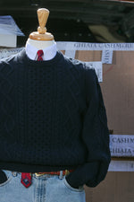 Pescatore Cable-knit Wool Crewneck