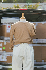 Cashmere Cable Crewneck