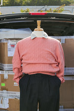 Cashmere Cable Crewneck