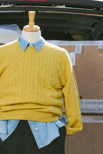 Cashmere Cable Crewneck