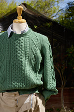 Pescatore Cable-knit Wool Crewneck
