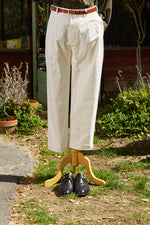 Marinaio Cotton Double Pleated Pants