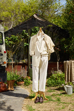 Marinaio Cotton Double Pleated Pants