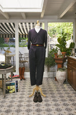 Marinaio Cotton Double Pleated Pants