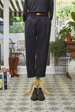 Marinaio Cotton Double Pleated Pants