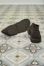 Deconstructed Suede Desert Boots