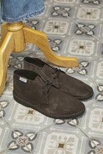 Deconstructed Suede Desert Boots