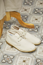 Deconstructed Cotton Canvas Desert Boots