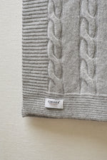 Casa Cashmere Treccia Cable Blanket