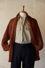 Marinaio Cotton Shawl Collar Cardigan