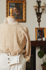 Pescatore Cable-knit Wool Crewneck