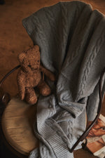 Casa Cashmere Treccia Cable Blanket