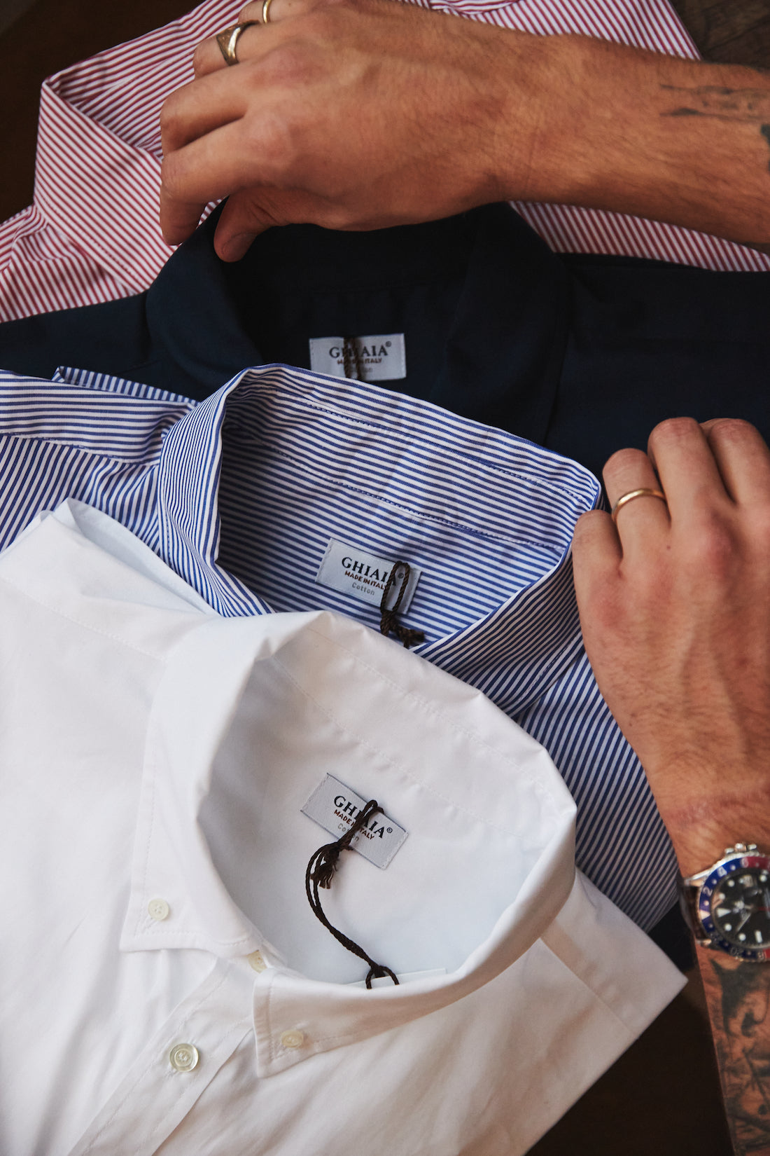 Button Down Cotton-Poplin Shirt