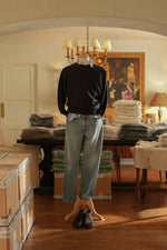 Cotton Raglan Crewneck