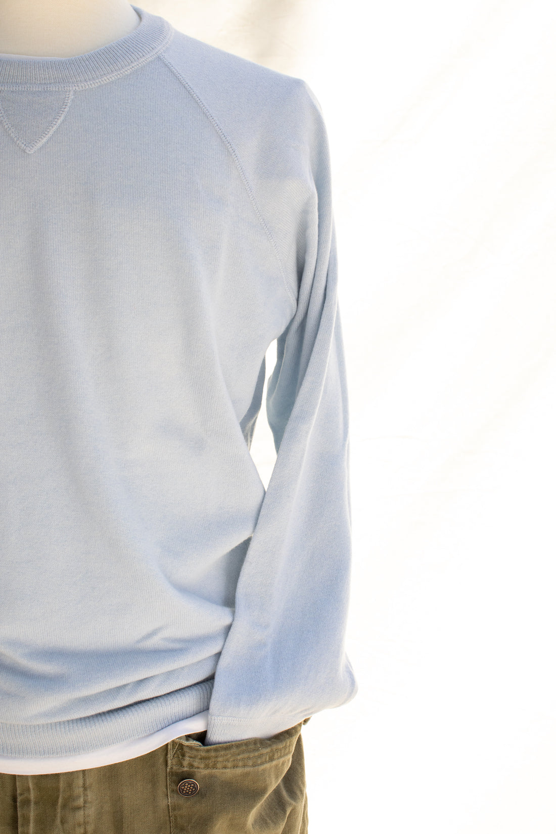 Cashmere Raglan Crewneck