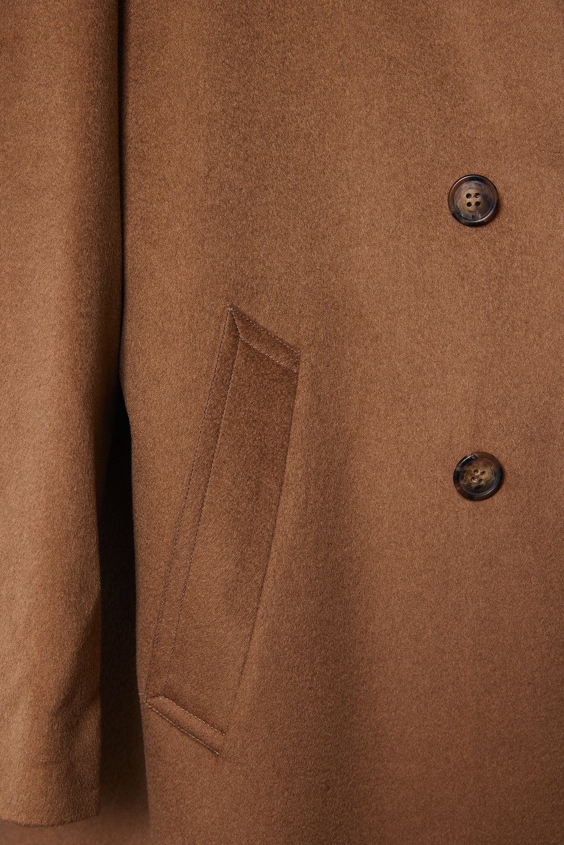 SARTORIA Cashmere Double Breasted Overcoat.