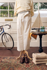 Marinaio Cotton Double Pleated Pants