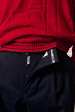 Marinaio Cotton Double Pleated Pants