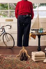 Marinaio Cotton Double Pleated Pants