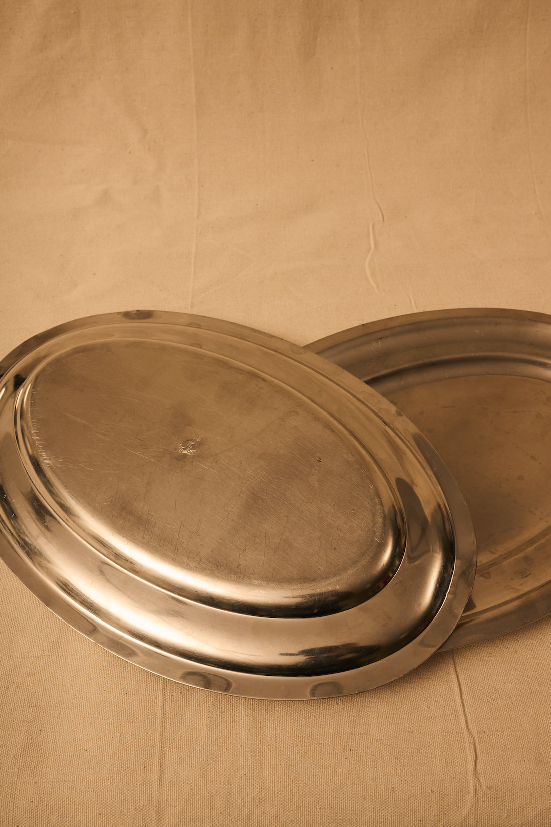 ARCHIVIO - Stainless French Marine National Serving Platter dish 16"