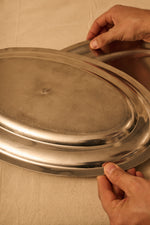 ARCHIVIO - Stainless French Marine National Serving Platter dish 16"