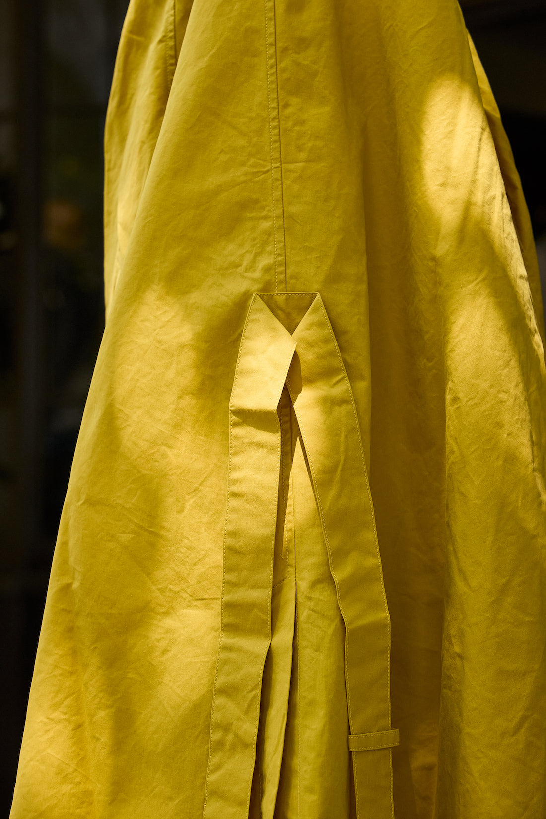 Waxed Cotton-Canvas Belted Trench Coat