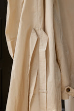 Waxed Cotton-Canvas Belted Trench Coat