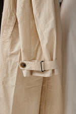 Waxed Cotton-Canvas Belted Trench Coat