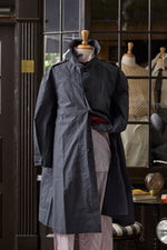 Waxed Cotton-Canvas Belted Trench Coat