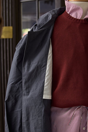 Waxed Cotton-Canvas Belted Trench Coat