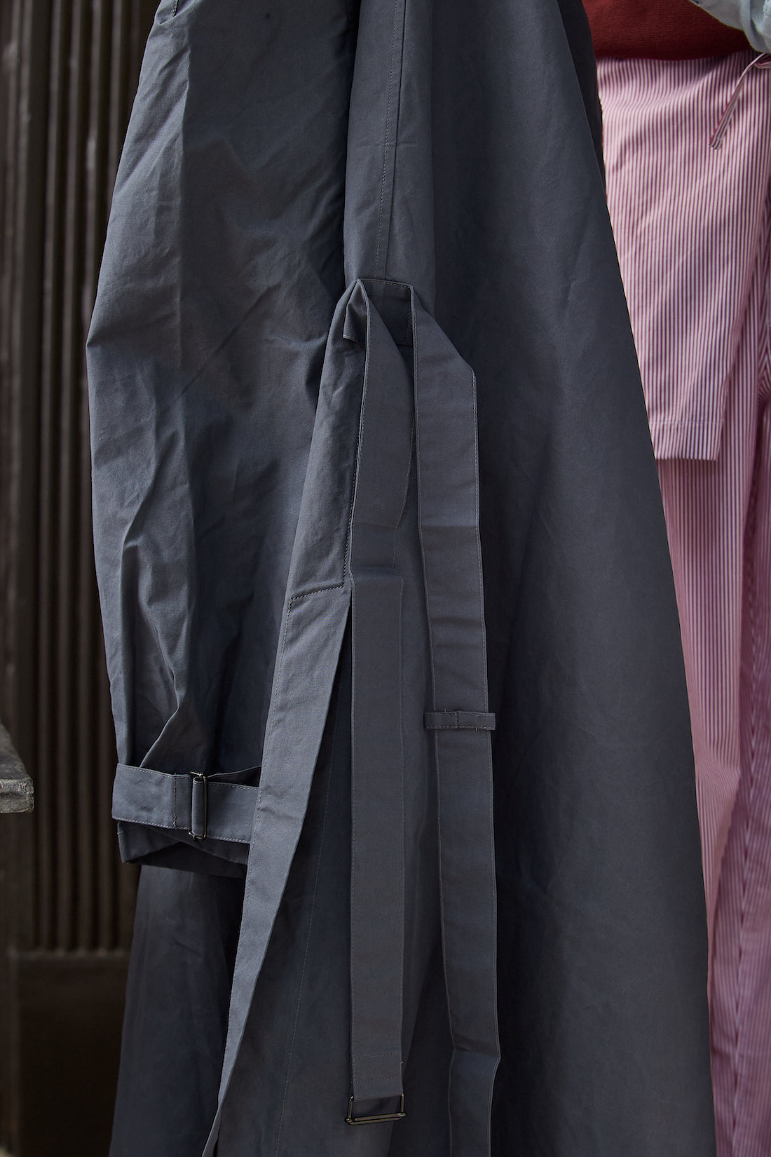 Waxed Cotton-Canvas Belted Trench Coat
