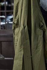 Waxed Cotton-Canvas Belted Trench Coat