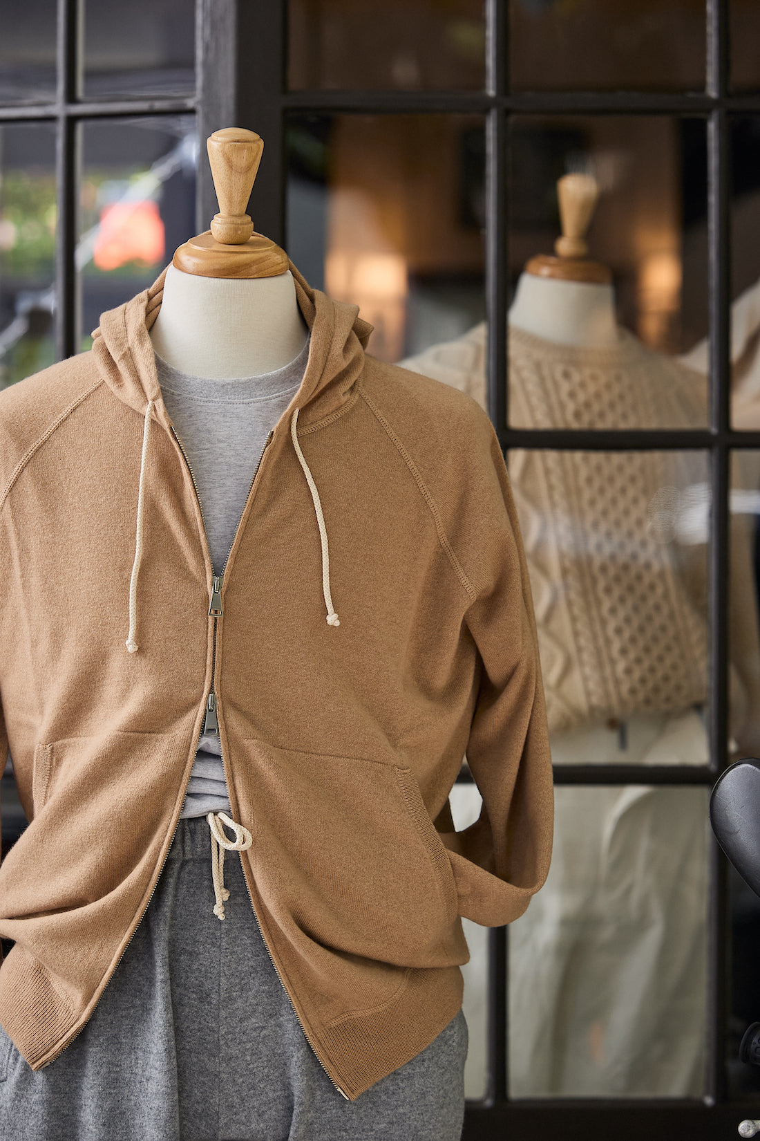 Cashmere Hooded Full Zip