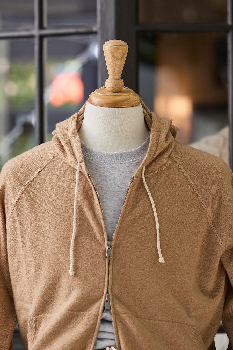 Cashmere Hooded Full Zip