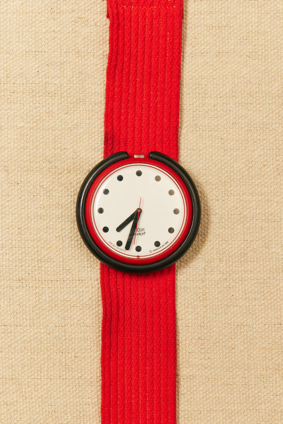 TEMPO - Vintage SWATCH Red Pop