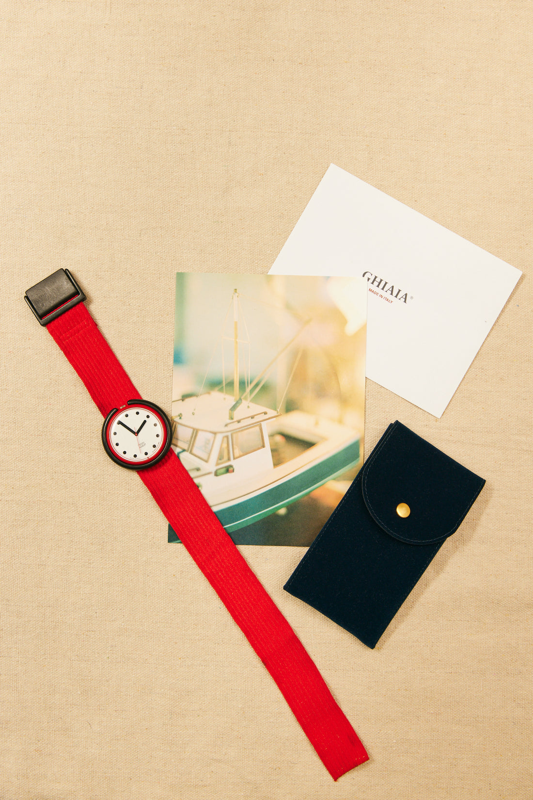 TEMPO - Vintage SWATCH Red Pop