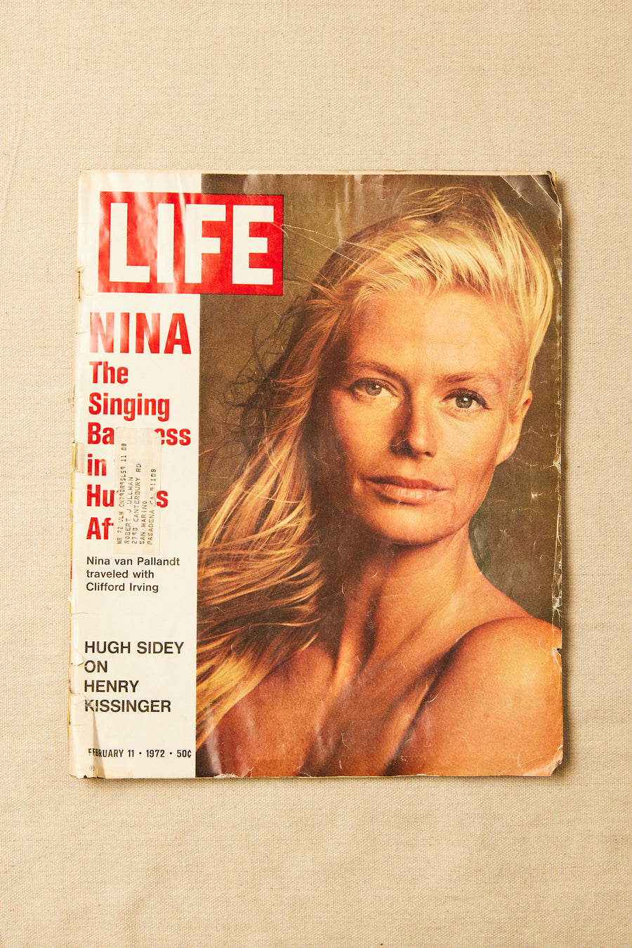 ARCHIVIO - 1972 Nina Van Pallandt LIFE Cover