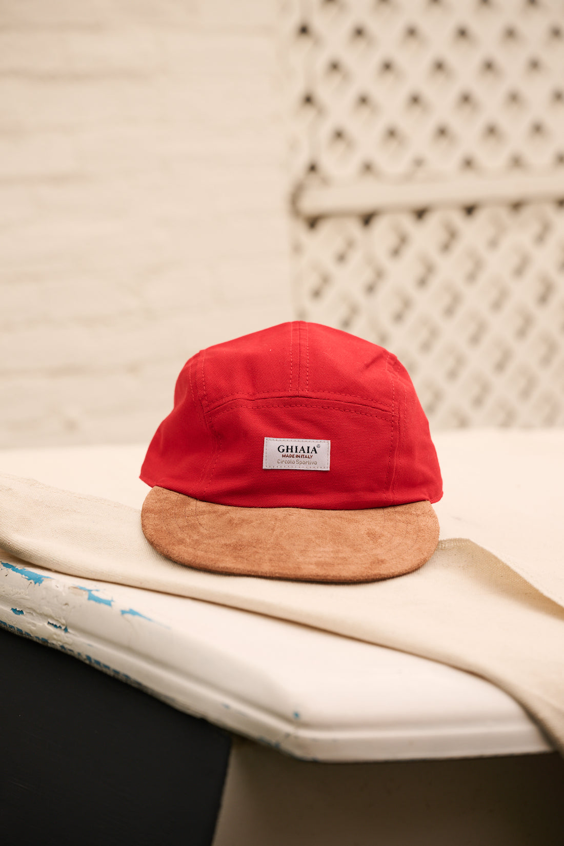 Circolo Sportivo 5 Panels Cotton | Suede-Bill Cap