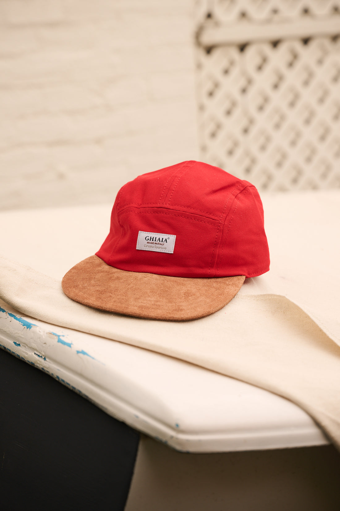 Circolo Sportivo 5 Panels Cotton | Suede-Bill Cap