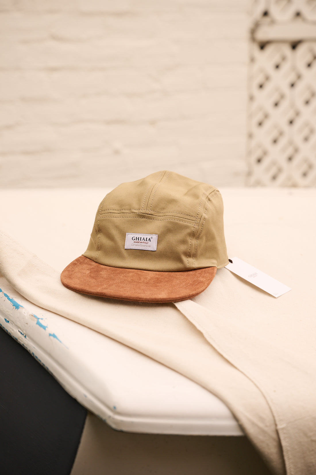 Circolo Sportivo 5 Panels Cotton | Suede-Bill Cap