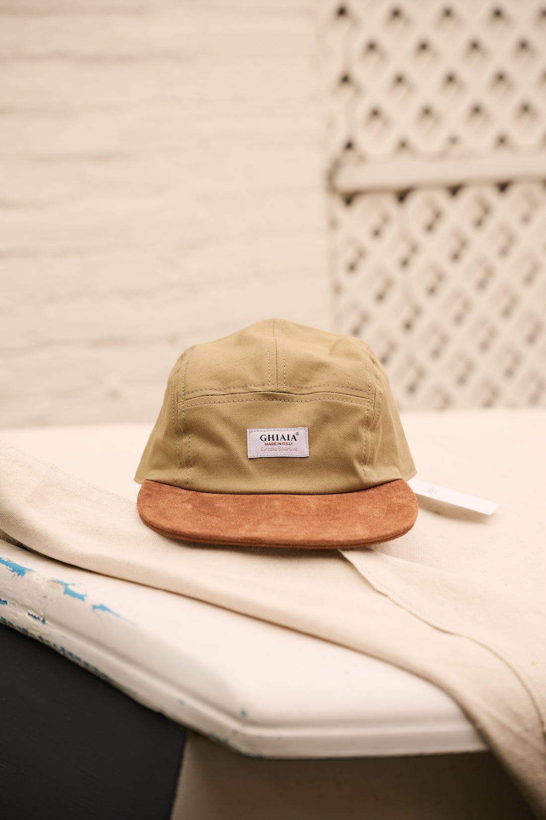Circolo Sportivo 5 Panels Cotton | Suede-Bill Cap