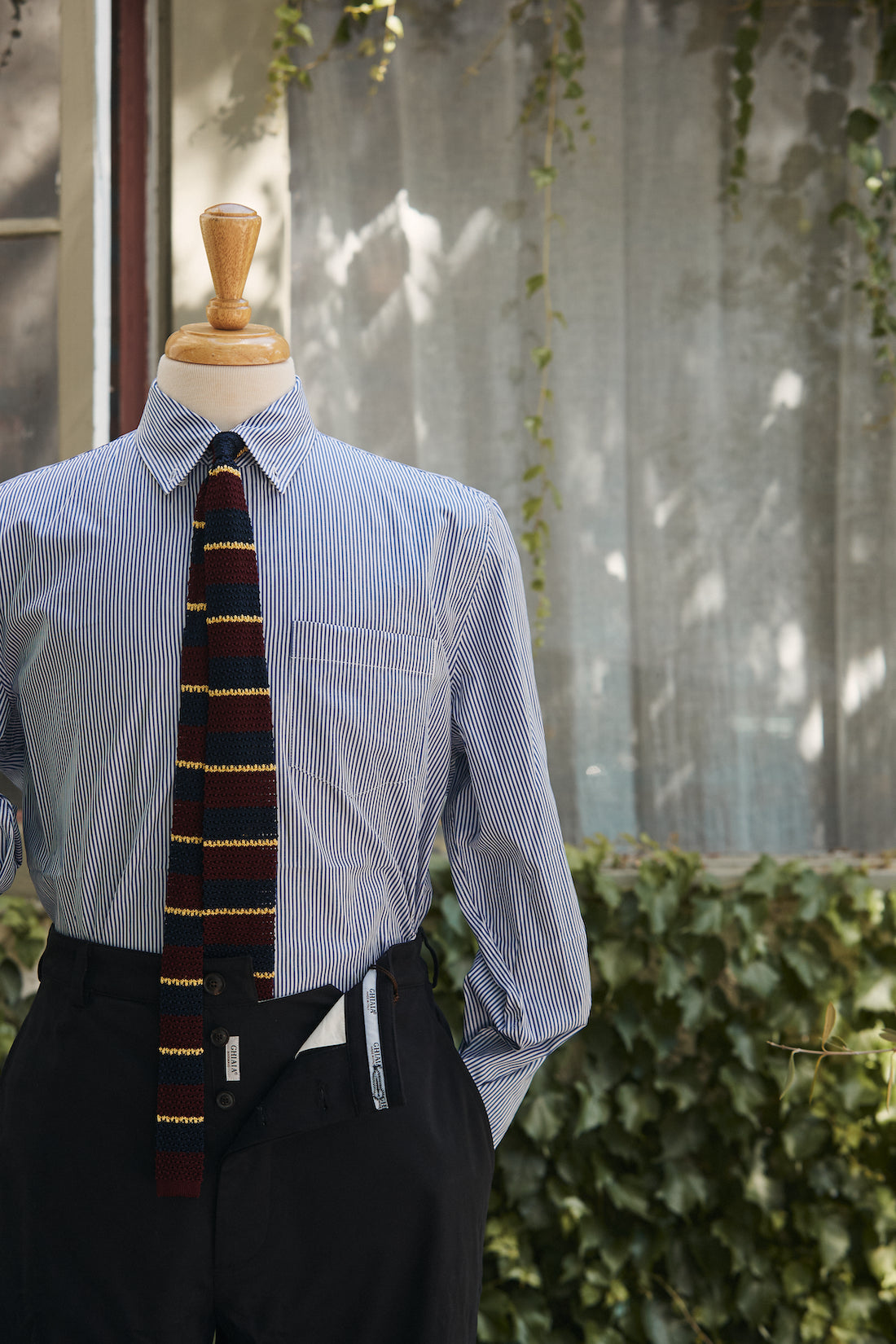 Button Down Cotton-Poplin Shirt
