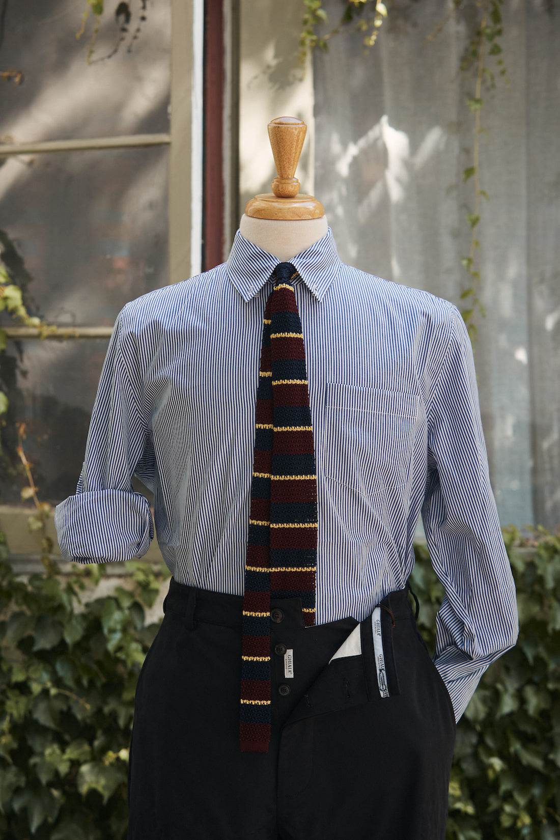 Button Down Cotton-Poplin Shirt
