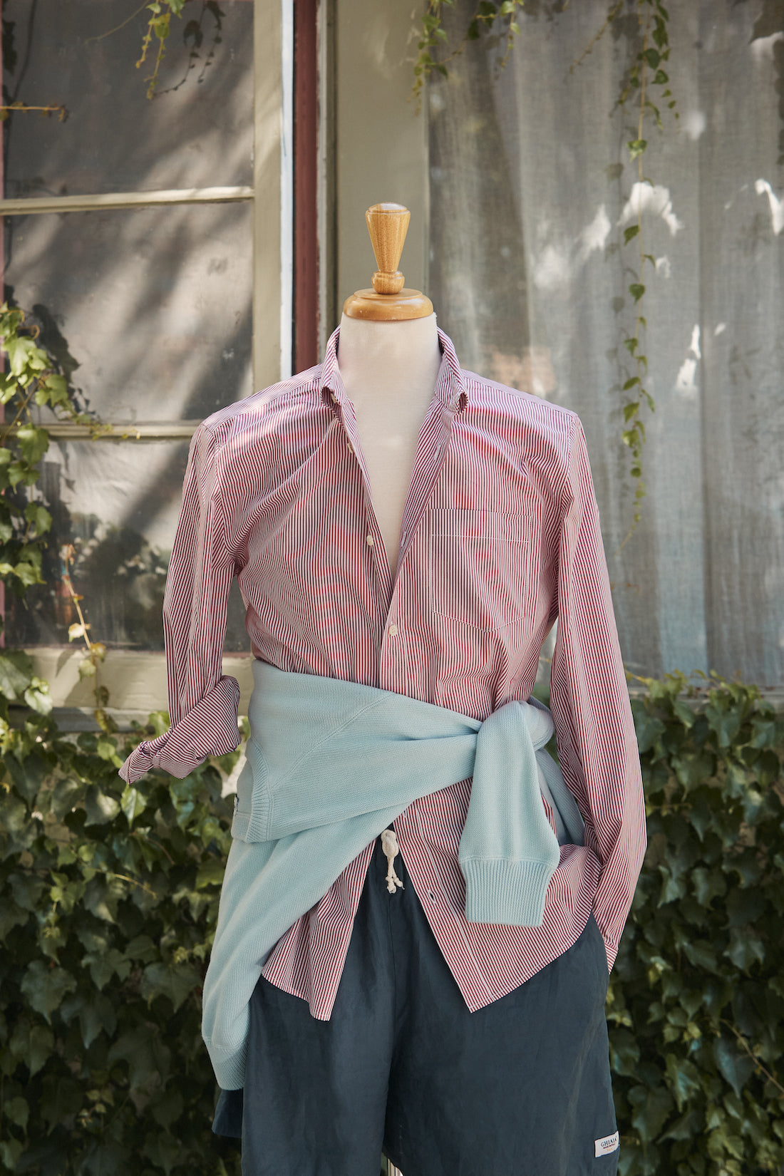 Button Down Cotton-Poplin Shirt